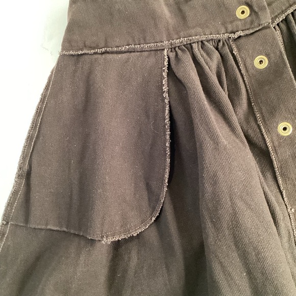 Body bag by Jude brown corduroy Snap Up Circle skirt. Lg - Picture 12 of 16